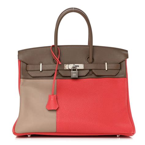 HERMES Taurillon Clemence Swift Tri